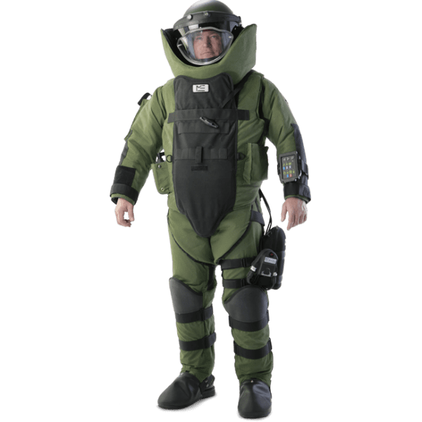 EOD<sup style="font-size: 50%;vertical-align: super;">®</sup> 9N Bomb Suit & Helmet