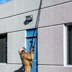 Looking on the roof of a building using the TC 1080 Telescopic Camera