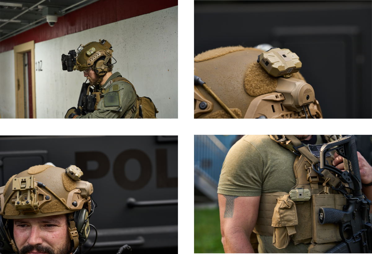 Group of four photos depicting BEMO